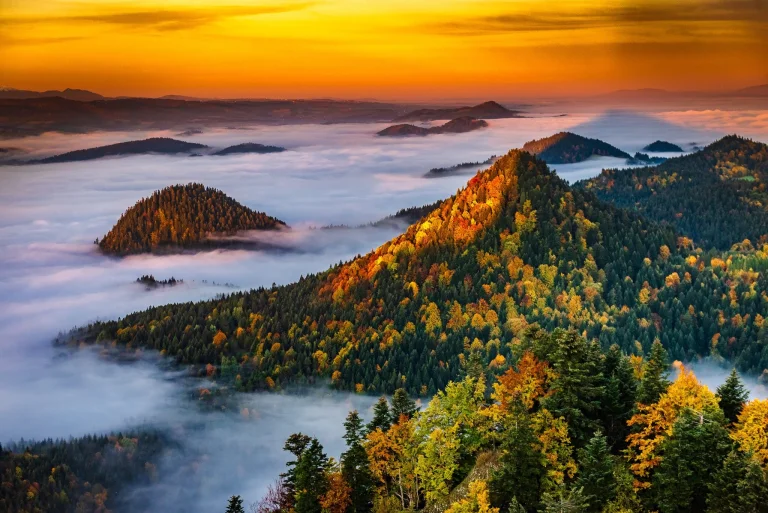 Pieniny i Trzy Korony jesienią